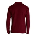 thumbnail image 5 of Men's Long Sleeve Polo Shirts Classic Button Casual Collared Shirt Soft Lightweight Golf Tees with Pocket, 2XL, 5 of 5
