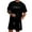 Black_02, variant on Mens Short Sets 2 Piece Outfits Matching Shirt and Shorts Set Hawaiian Matching Set Comfy and Soft Vacation Pajamas Set (Brown_06 ,5XL)