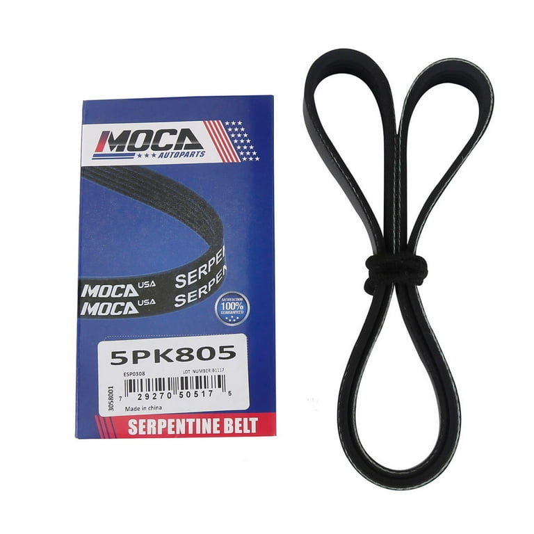 Mikako MOCA AUTOPARTS 5PK805 Serpentine Belt Fit for 1986-1987