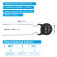 thumbnail image 2 of Unique Bargains NTC Thermistors Resistors, 30Pcs 5 Ohm NTC5D-9 High Sensitivity Current Limiter Temperature Sensor, 2 of 5