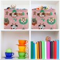 thumbnail image 6 of GZHJMY Storage Basket Christmas Dogs Foldable Canvas Laundry Baskets Bin Waterproof Inner Layer with Sturdy Handles for Toy Nursery Blanket Clothes 2 Pack, 6 of 7