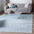 thumbnail image 1 of Unique Loom 3147647 8 x 8 ft. Moroccan Trellis Square Rug, Light Blue, 1 of 1