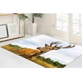 thumbnail image 2 of Farmhouse Rugs, Personalized Gifts Rug, Housewarming Gift Rugs, Gift Rug, Runner Rug, American Deer Rugs, Animal Rug, Safari Rug, Salon Rug, 5.2'x7.5' - 160x230 cm, 2 of 8