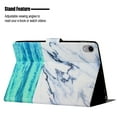 thumbnail image 3 of iPad 10th Generation Case 10.9 inch 2022, Marble Patterned Slim Multi-Angle Viewing Folio Magnetic Stand Wallet Card Slot with Auto Sleep Wake Smart for Apple iPad 10th Gen 10.9 inch 2022, Sea, 3 of 7