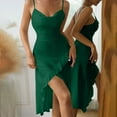 thumbnail image 5 of Royisotas Womens Dresses Sleeveless Satin Maxi Trendy Silk Fashion Dress for Women Evening, 5 of 7
