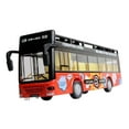 thumbnail image 4 of Voiture Moulée sous Pression 1:32 Jouet à Rétrofriction Modèle de Bus de Tourisme Rouge, 4 of 7