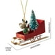 thumbnail image 5 of XWSHYW Decoraciones Navideñas Colgante de Paracaídas con Globo Navideño de Hierro Adornos Navideños Colgante de Árbol de Navidad, 5 of 5
