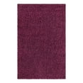 thumbnail image 3 of Unique Loom Solid Shag Collection Area Rug (5' 3" x 8' Rectangle Eggplant Purple), 3 of 6