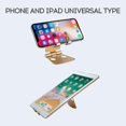 thumbnail image 4 of Z16 Aluminium Alloy Double Folding Design Phone Bracket Portable Phone Desk Aluminium Alloy Bracket, 4 of 8