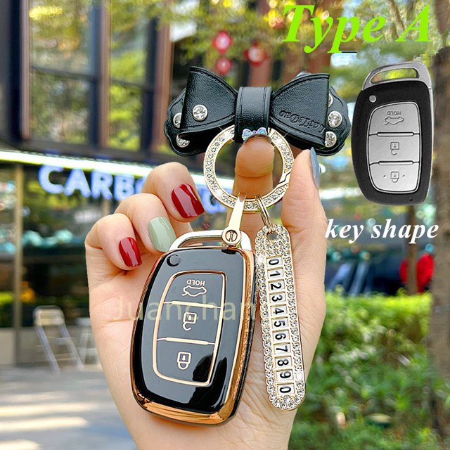 Funda De TPU Para Llave De Coche Hyundai Tucson Sonata Fe Creta ix25 ix35 ix45 i10 i20 i30 i40 Verna Solaris Mistra Elantra Accent Kona Festa Palisade Avante Key Shell