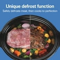 thumbnail image 3 of Set & Forget Programmable Slow Cooker with Defrost Function, Flexible Programming, Adjustable Countdown Timer, Large Dishwasher  Stoneware Crock and Glass Lid,, 3 of 5