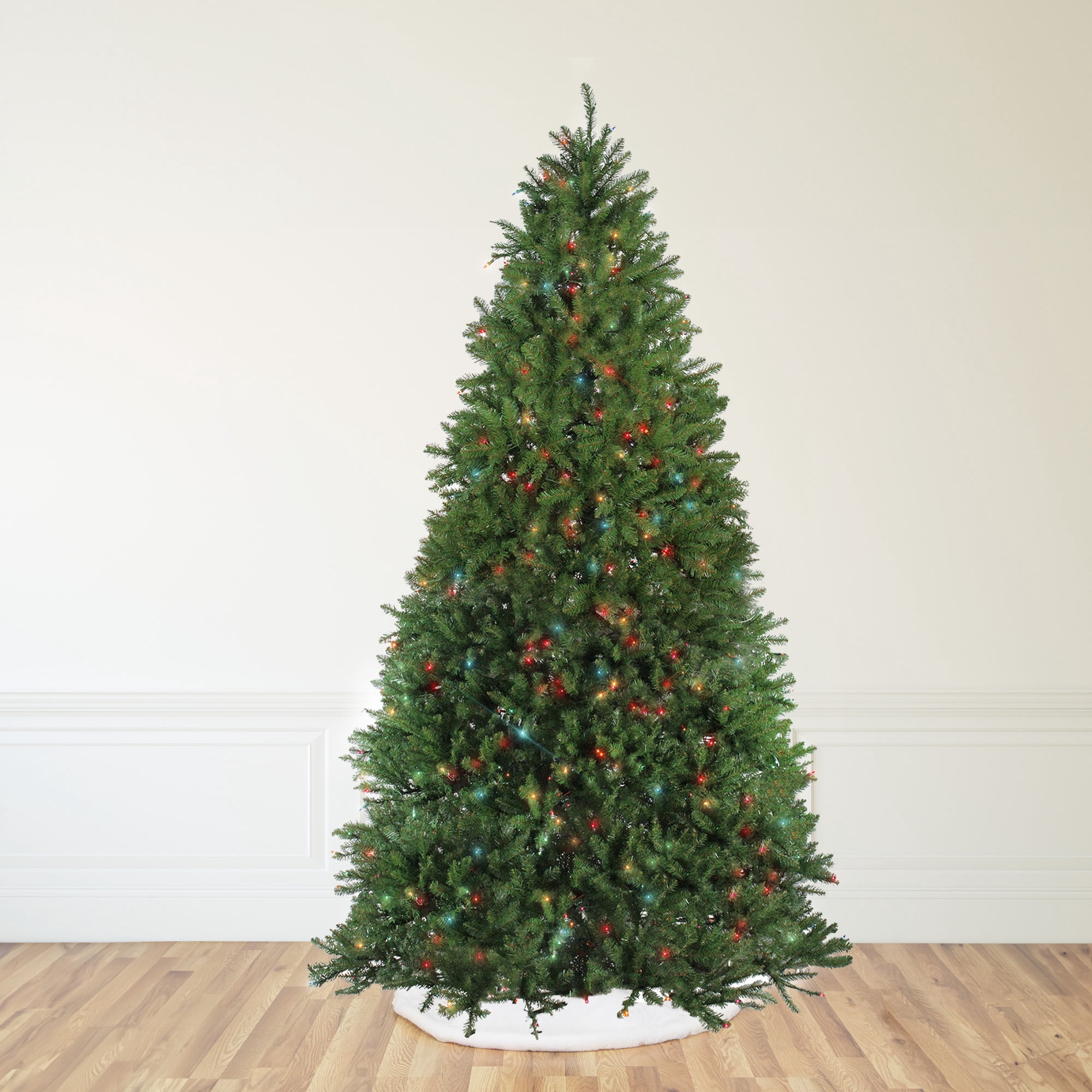 Northlight Pre-Lit Full Northern Pine Commercial Artificial Christmas Tree - 14 - Multi-Color