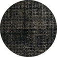 thumbnail image 1 of Ahgly Company Indoor Round Abstract Gray Abstract Area Rugs, 7' Round, 1 of 6