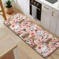 thumbnail image 5 of Poodle Dog and Flower Floral Kitchen Rug Mat,Kitchen Runner Rugs Non Skid Washable,Decorative Kitchen Floor Mats for Kitchen,Sink,Laundry,17"x47.2", 5 of 7