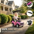 thumbnail image 2 of Ford Bronco 3 in 1 Push Car with Canopy for Toddlers 1–3, Ride On Push Car Toy with Adjustable Parent Steering Handle, Removable Guardrail & Footrest, Music, Horn, Under Seat Storage, Silent Wheels, 2 of 10