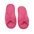 thumbnail image 4 of Living Health Products Cotton Memory Foam Women's Slipper with Butterfly Tie, 4 of 5