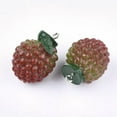 thumbnail image 2 of U8MO 100/200pcs Colorful Resin Cute Fruit Pendants Dangle Mini Charms Craft 24~38mm-Litchi-100pcs, 2 of 2