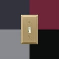 thumbnail image 4 of Amerelle 163RDSB Moderne Wallplate 1 Rocker / 1 Duplex Steel Polished Brass 1-Pack, 4 of 7