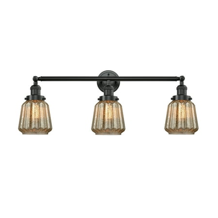 

Innovations 205-OB-S-G146 Chatham 3 Light Bath Vanity Light part of the Franklin Restoration Collection Oil Rubbed Bronze