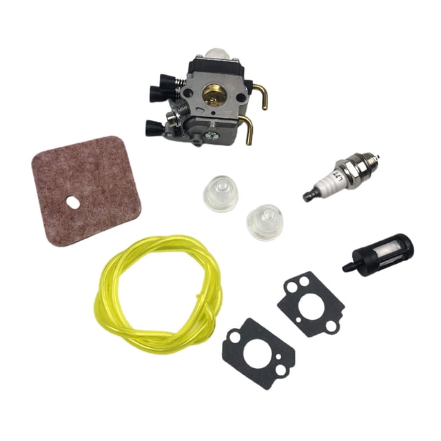 Carburador filtro de aire manguera de combustible Primer bombilla bujía conjunto para FS38 FS45 FS46 FS55 FS55R resistente y duradero, larga útil Soledad Carburador