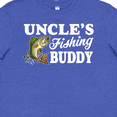 thumbnail image 4 of Inktastic Uncle's Fishing Buddy with White Text Youth T-Shirt, 4 of 5