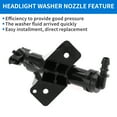 thumbnail image 5 of Front Driver Side Headlight Washer Nozzle for Kia CEED 2012-2017 No.98671A2700 1pc, 5 of 7