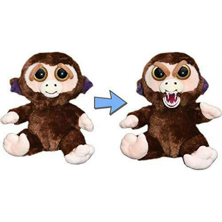 William Mark Feisty Pets Grandmaster Funk Adorable Plush Stuffed Monkey that Turns Feisty with a Squeeze