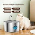 thumbnail image 2 of Pawirra Water Fountain for Cats Dogs, Pawirra Premium Cat Water Fountain for Healthy Hydration, Large Capacity Stainless Steel Pet Water Fountains with Water Window (1PC+2 Filter), 2 of 6
