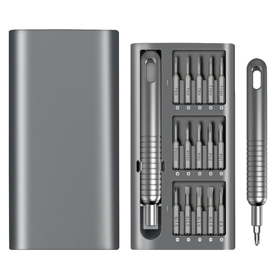 31 in 1 Precision Screwdriver Set, Small Screwdriver with Torx Phillips Head & Flathead, Repair Tool Kit with Magnetic Bits for Electronics, PC, Watch, Jewelry, DIY Projects and Home Repairing