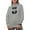 Heather Grey, variant on Sunshine on My Mind feat. Mountains, Lake, Pine Trees & Sun, White Hooded Sweatshirt or Hoodie, Small