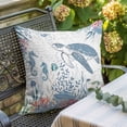 thumbnail image 6 of Throw Pillow Covers, Coastal Turtle 26x26 Pillow Covers for Couch/Sofa/Bed, Summer Beach Nautical Ocean Coral Seahorse Decorative Square Linen Cushion Pillowcase for Home Decor, 6 of 9