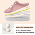 thumbnail image 3 of Mules for Women Wide Slip-on Shoes Comfortable Backless Walking Shoes with Removable Sole, 3 of 8