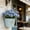 Blue, variant on Vintage Iron Wall Plants Holder, Hanging Bucket Planter for Flowers Plants, Outdoor Garden Balcony Wall Mounted Flowerpot for Indoor Outdoor Plants