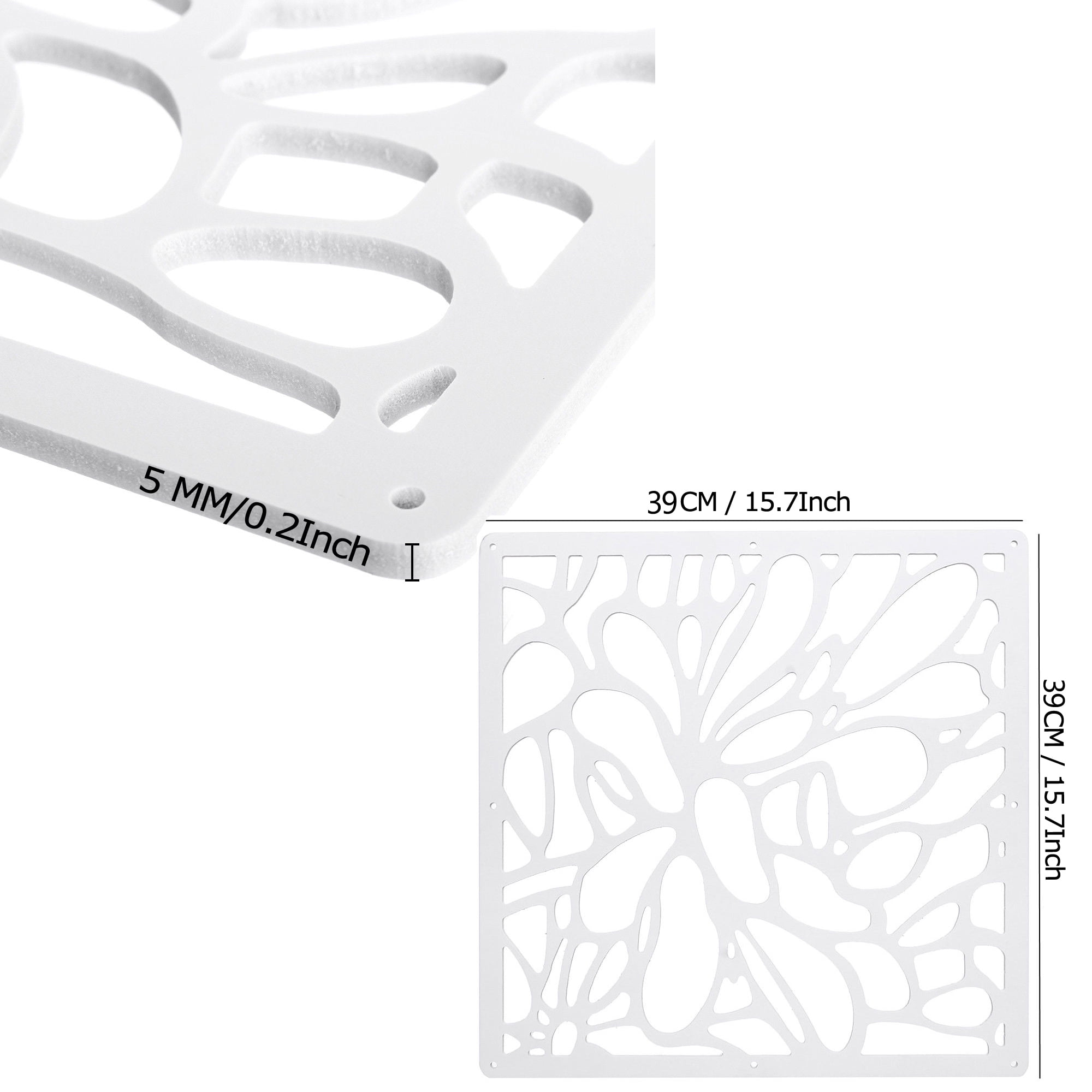 Custom Decorative Screen Divider system for walls, Dividing room, Office,Hanging room divider,Artist desingn,Room partition 15.7x15.7in(H-3) 12pc