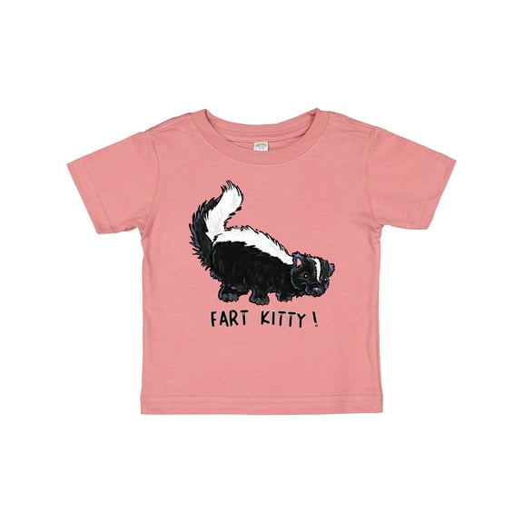 Inktastic Animals Cute Skunk Fart Kitty Boys or Girls Baby T-Shirt