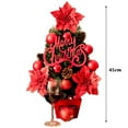 thumbnail image 3 of Mini  Tree Christmas Decor Durable Christmas Tree Figurines for Christmas Home Table Desk, 3 of 3