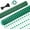 Green, variant on Garden Fence, Snow Fence 40"x164',Plastic Safety Fence Plastic Mesh+50 Steel Stakes,Temporary Fencing with Stakes,Plastic Green Garden Fencing Roll Reusable Garden Fence for Pool,Lawn,Deer