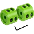 thumbnail image 1 of ORUYROP Winch Cable Hook Stopper 2 Pack, Silicone Rubber Stopper Protects Synthetic Winch Rope, Towing Hook, Cable Line for ATV UTV, Green, 1 of 7