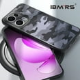 thumbnail image 4 of (Comes with wrist strap)IBMRS for Oppo Reno13 Pro Phone Case,Translucent Matte Back Slim Fit Shockproof Protective Case Cover - Black camo, 4 of 11