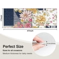 thumbnail image 5 of Pioneer Flower Floral Print Pattern Kitchen Rug Mat,Kitchen Runner Rugs Non Skid Washable,Decorative Kitchen Floor Mats for Kitchen,Sink,Laundry,17"X47", 5 of 5