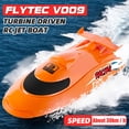 thumbnail image 3 of Tmvgtek Flytec V009 Rc Barco A Prueba De Agua 2.4Ghz 30Km/H Barco Con Batería (Naranja), 3 of 9