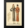 thumbnail image 2 of Vintage Fashion 13x18 Black Modern Framed Museum Art Print Titled - Fashions for Urban Ladies, 2 of 5