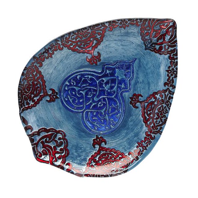 Grenade Rouge 470-6 Casa Blanca 12 in. Turquoise&44; Lapis & Plaque Rouge