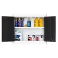 thumbnail image 3 of 26 in. H x 30 in. W x 12 in. D Steel Garage Wall Cabinet in White/Charcoal, 3 of 6