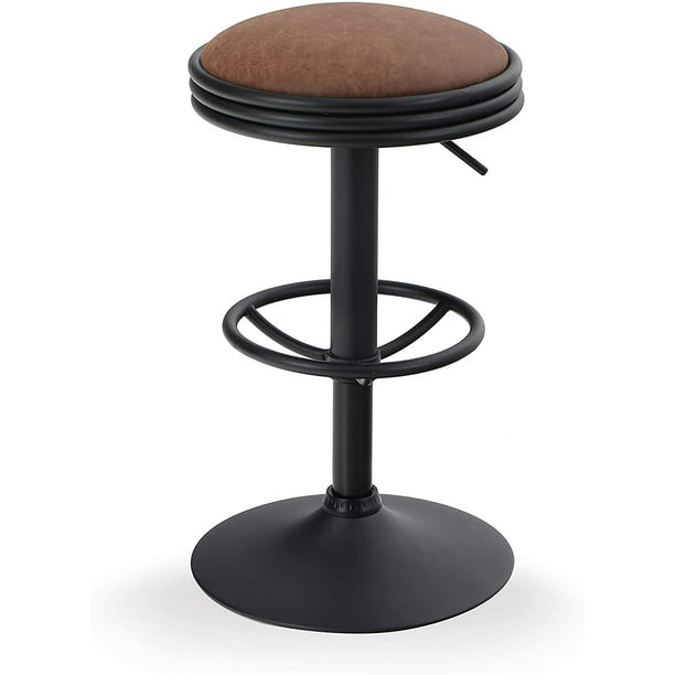 Round Swivel Bar Stool Counter Height, Round Metal Swivel Bar Stools With Backs And Armss