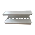 thumbnail image 3 of Soporte para secador de pelo, rizador de pelo, organizador de plancha de pelo de aluminio, estante para dormitorio, accesorios de peluquería para el hogar. blanco, 3 of 7