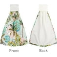 thumbnail image 4 of 1 Pcs Hanging Towels, Dish Towels Watercolor Tropical Trees Absorbent Hand Towels with Hanging Loop Washcloth for Bathroom Kitchen, 4 of 7