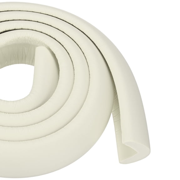 Uxcell 1 Pack Corner Guards Edge Protectors 6.5 Ft L-Shape for Furniture Pure White