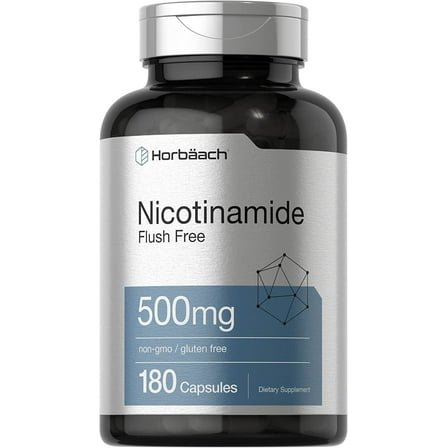 Nicotinamide | 500mg | 180 Capsules | by Horbaach
