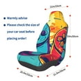 thumbnail image 3 of Wukai Gaming Full Set Car Seat Covers with Soft Padding Universal Auto Front Seats Protector and Cushion Mat, 3 of 5